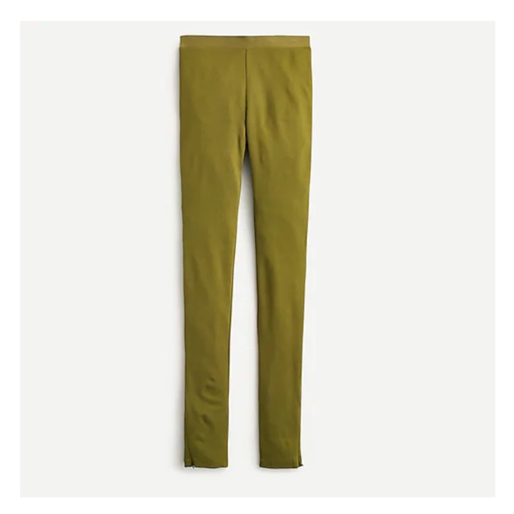 J. Crew Ponte Ankle Zip Leggings